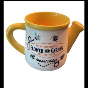 Disney Yellow and White Flower Garden Vase